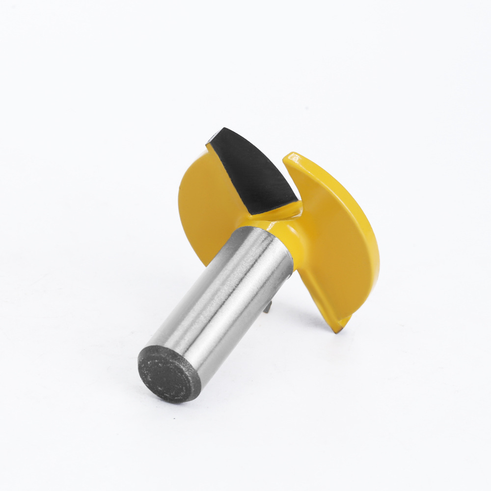 1/4 mango 8 mango 6mm cuchillo plano fino cuchillo de la placa del vientre arco inferior limpieza cuchillo carpintería fresado cortador redondo inferior cuchillo