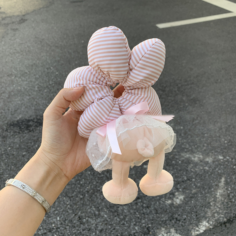 超人気ミッキーミッキーバットクロスボーダー新作綿入りフラワーヘアバンドポニーテールヘアアクセサリーボールヘッドバンド|undefined