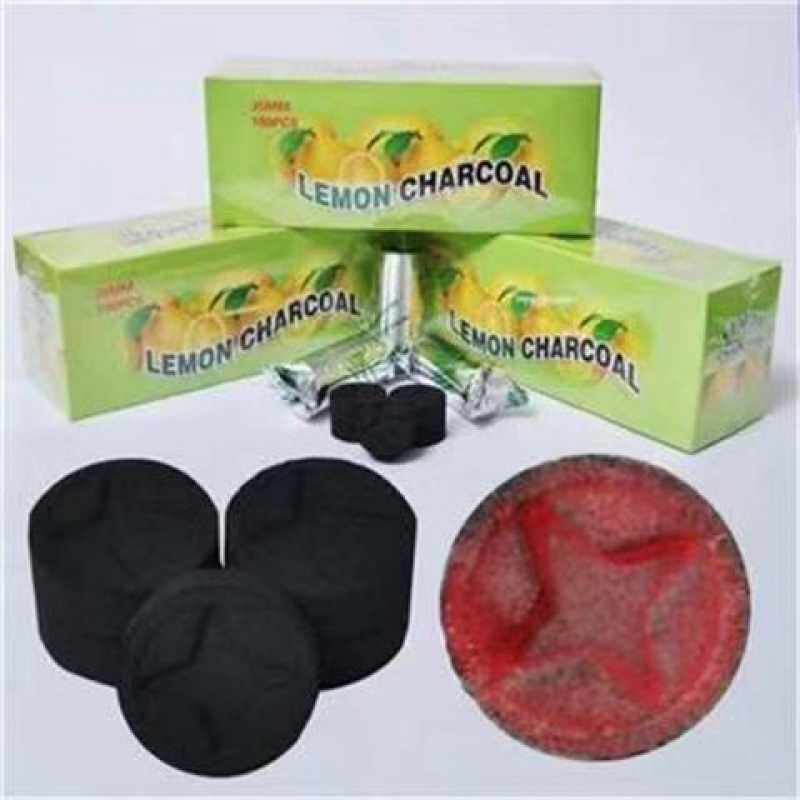 Carbón de fruta de narguay, carbón de narguay, carbón de barbacoa, bar de té hervido