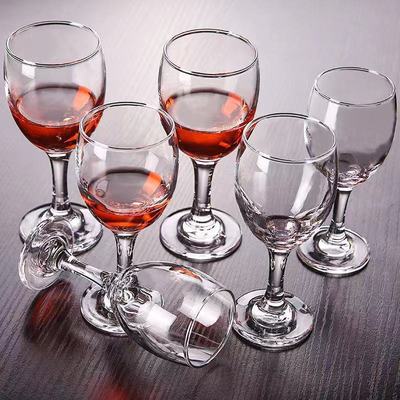 Wine cup household Set 6 thickening Glass Goblet Wineglass Twenty-two Liquor 1 European style commercial