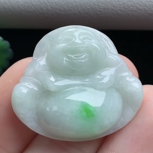 A-Grade Jade Buddha Small Buddha Pendant Maitreya Buddha Accessory Pendant DIY Bracelet Necklace Accessories Wholesale
