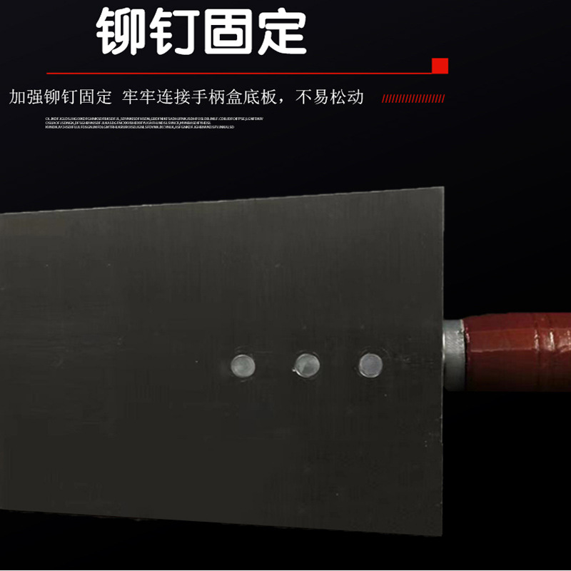 Construcción de herramientas de hardware pequeña pala para baldosas mango de madera grande, mediano y pequeño barro pala azulejo albañilería cuchillo azulejo pala