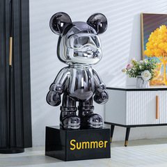 新型の暴力熊貯金箱のリビングルームの家庭用の豪華でシンプルなテレビの棚の大きいサイズの着地のアイデアの装飾品の置物