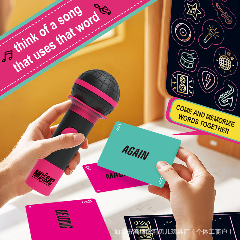 Juegos de canto transfronterizos Karaoke Juegos de mesa Lucky Egg ExciGrab The Mic