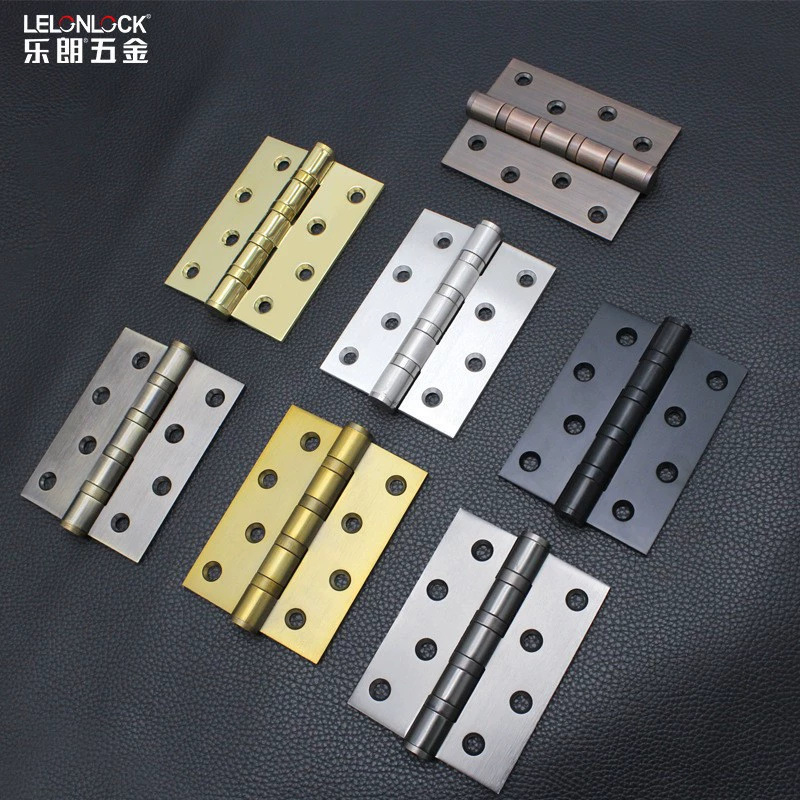 bisagra de acero inoxidable 304 bisagra de 4 pulgadas de espesor bisagra de cojinete silencioso personalizada bisagra de puerta de madera interior gruesa