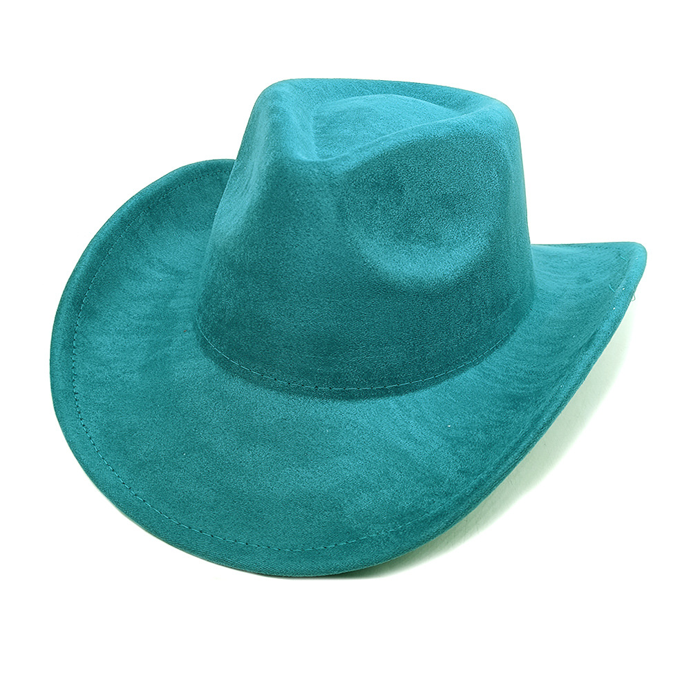 802g Weight Fedora Hat Hats Type Holiday, Daily Occasion Faux Suede Material Solid Color Pattern All Seasons Season Women's Gender Classic Style Style Flat Eaves Rim Women's Classic Style Solid Color Flat Eaves Fedora Hat 18