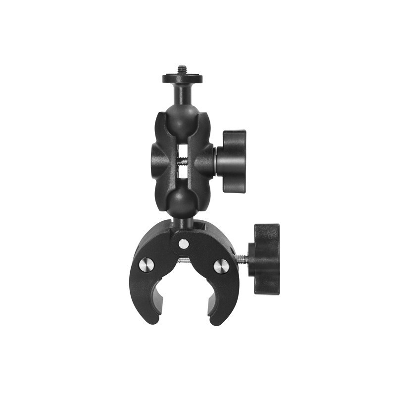 Small bracket + metal motorcycle clip
