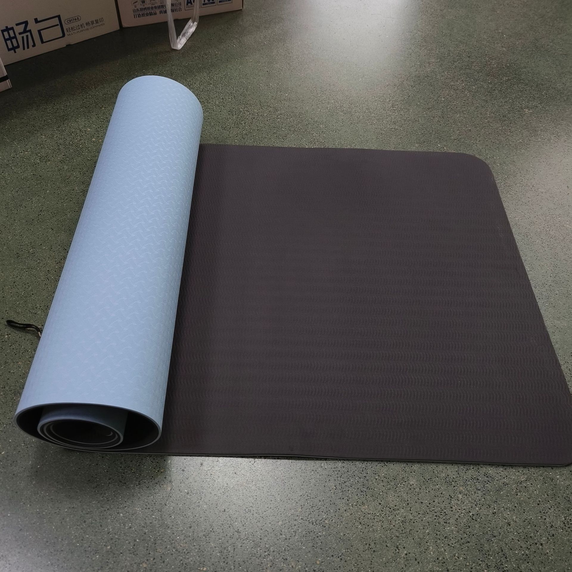 Tapete de Yoga y Salto de Cuerda 6mm de EVA para Fitness y Ejercicio