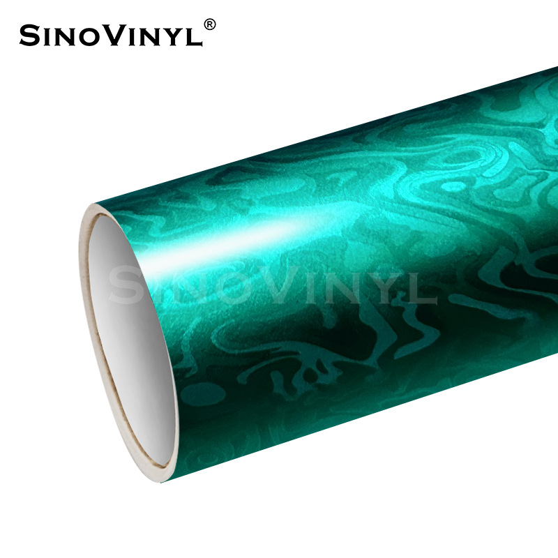 Carlake Cosmic estriado de fibra de carbono espejo retrovisor decoración pegatinas de película auto cuerpo pegatinas de película de cambio de color