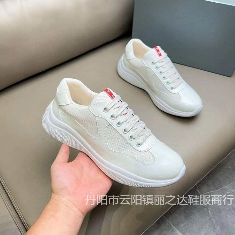 European Export Running Shoes, Men's Sports Shoes, Couple Style Casual Shoes, Patent Leather Shiny Surface, Guangzhou Goods, Cross-Border Sports