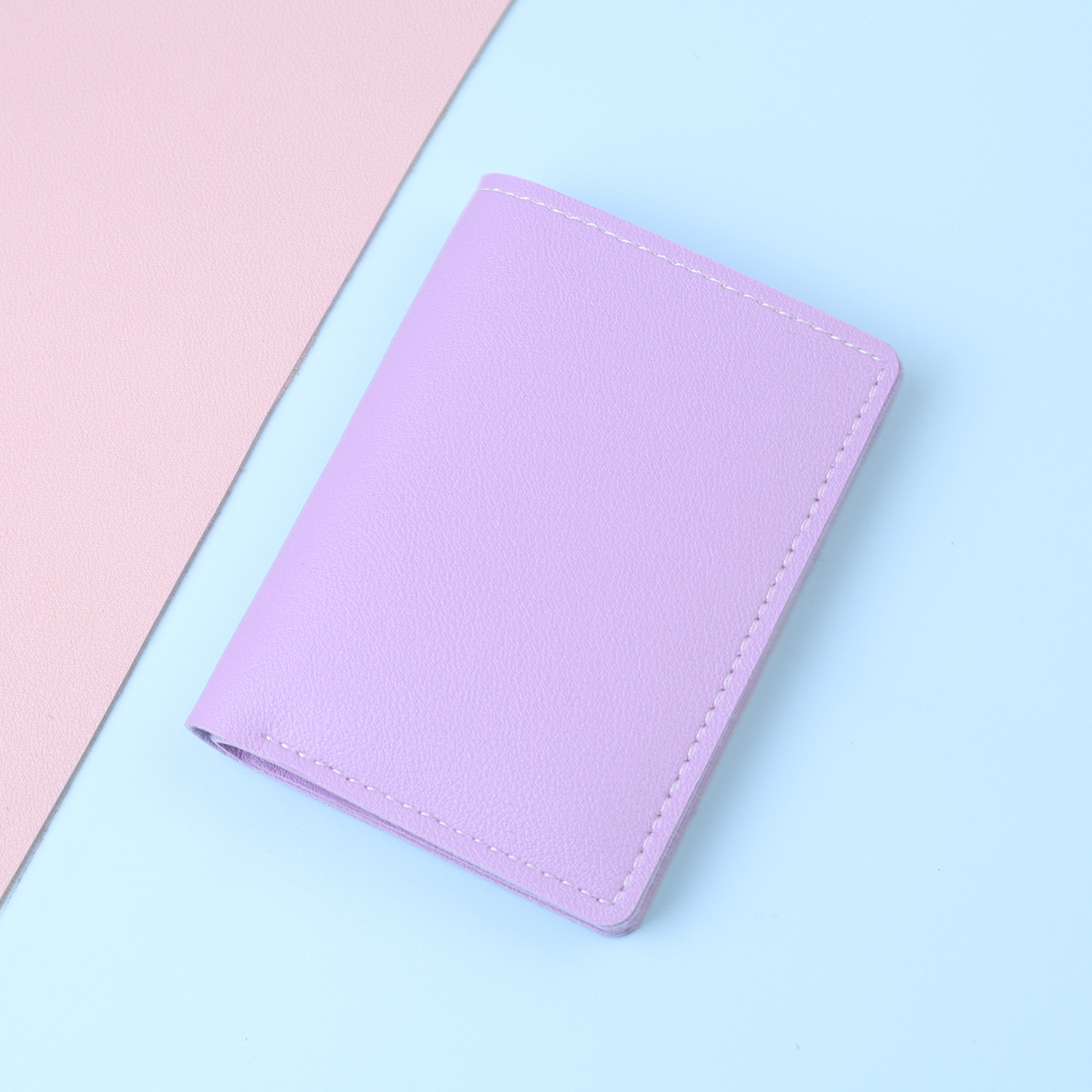 Mini bolso de tarjeta para mujer, billetera, dos en uno, clip de cuero pequeño para mujer, billetera vertical para mujer, cubierta de licencia de conducir simple para mujer