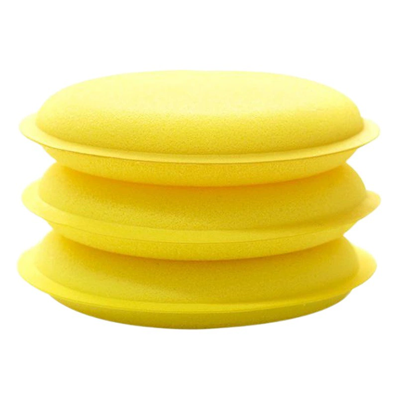 Производители рекомендуют круглую автомобильную вощеную губку для обжима полировки воском маленькая губка для чистки красоты автомобиля губка для протирания
