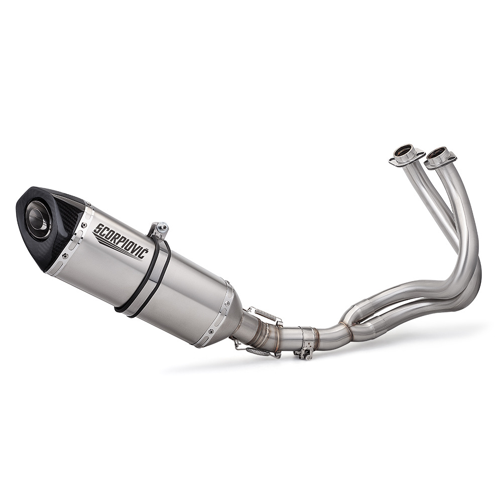 Motorcycle Er6N Er6F Z650 Ninja650 Front Exhaust Pipe Tail Muffler Non-Destructive Installation