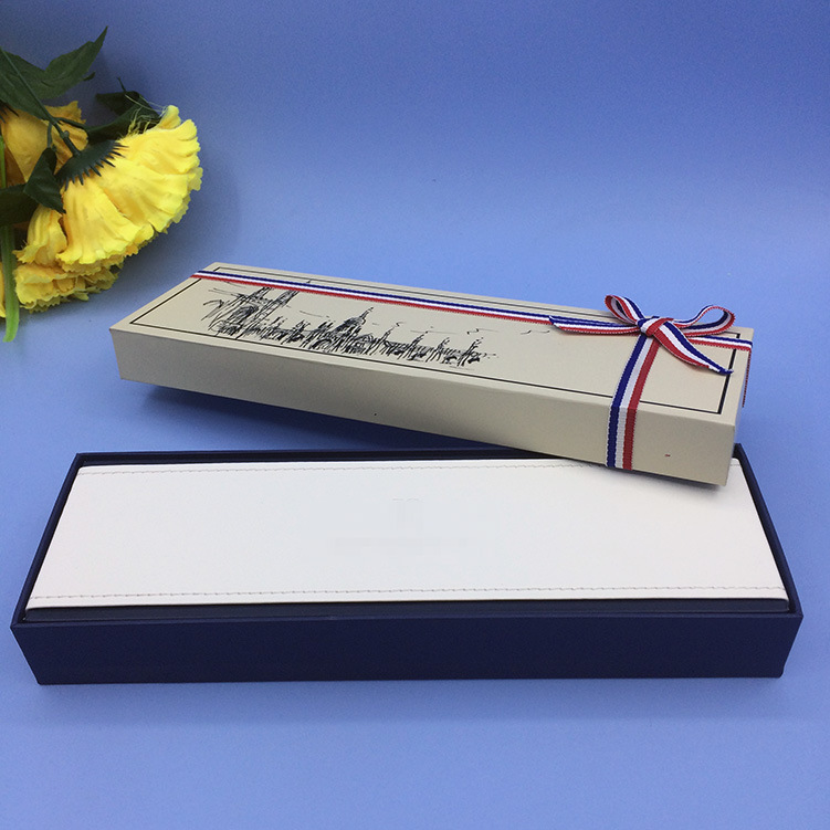 东莞礼品包装盒厂家供应天地盖手表盒子 蝴蝶结饰品收纳盒