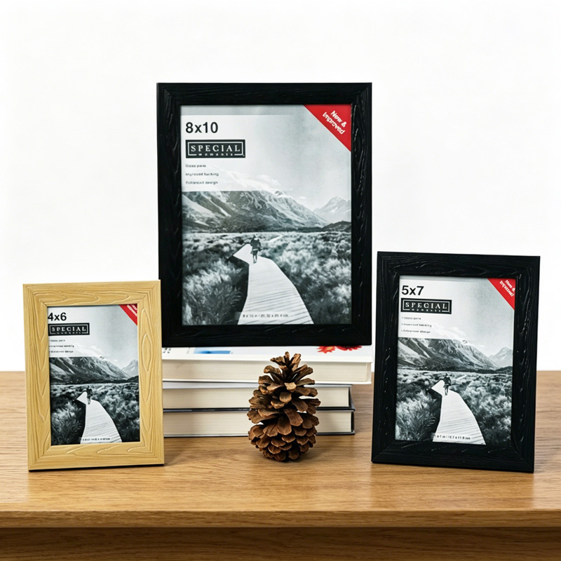 New Wooden Photo Frame with Empty Frame, Can Be Hung or Placed, for Polaroid Landscape Paintings, Ins-Style Decorative Photo Wall, Custom Picture Frame New Wooden Photo Frame with Empty Frame, Can Be Hung or Placed, for Polaroid Landscape Paintings, Ins-Style Decorative Photo Wall, Custom Picture Frame