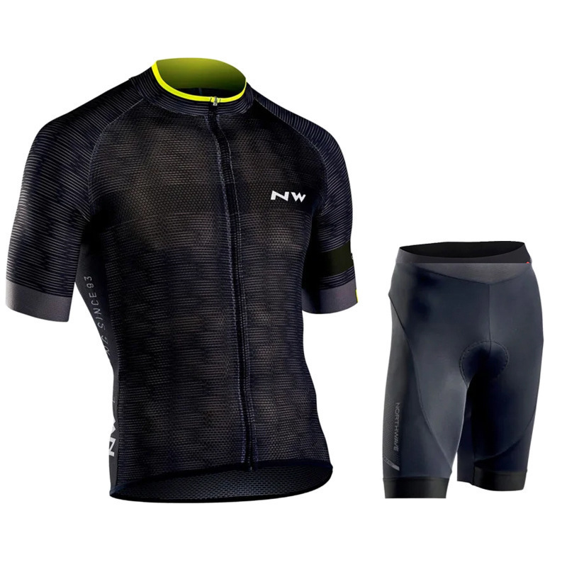 2020国境を越えた新NW環法騎手服半袖セット夏道路自転車日焼け止め服排汗通気起爆金