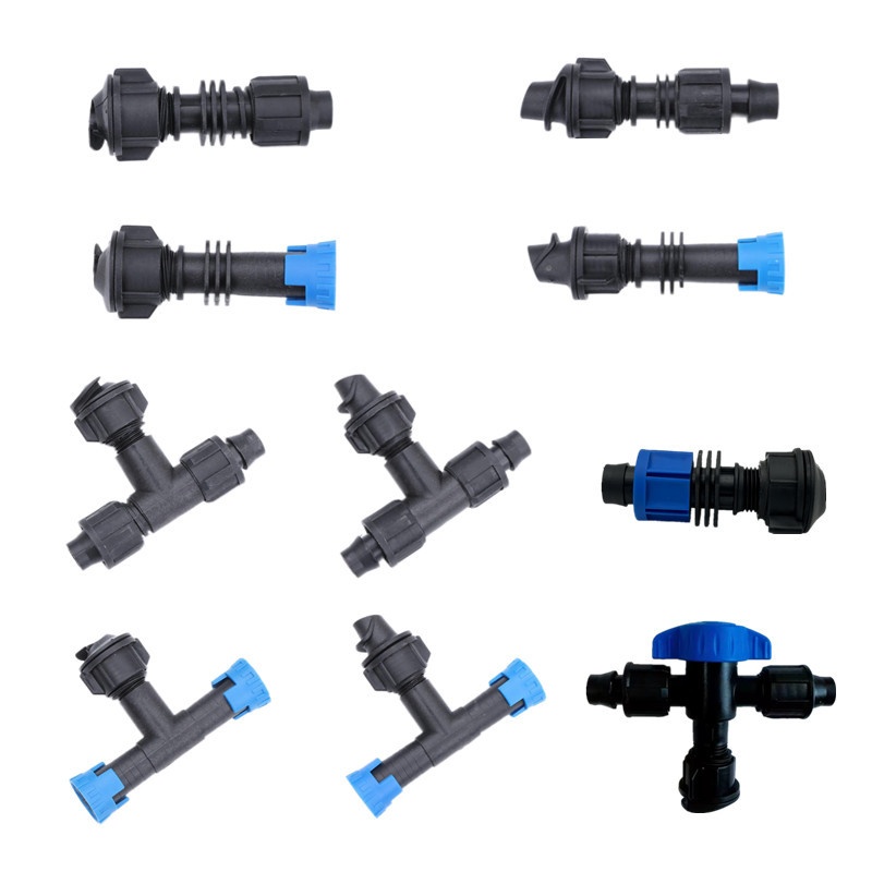 Mayorista riego por goteo de cinta blanda micro spray bloqueo hembra tubería de riego por goteo agrícola cinta blanda bloqueo hembra de riego por goteo directo bloqueo de llave de bypass