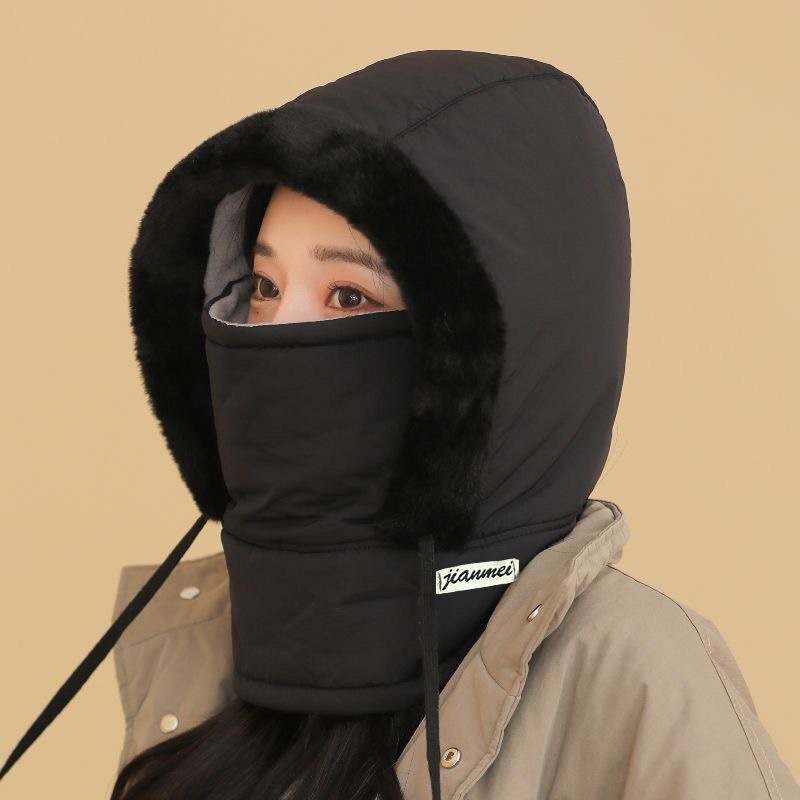 冬季帽子男士滑雪骑行防风帽新款加厚防风保暖护耳面罩雷锋帽防寒|undefined