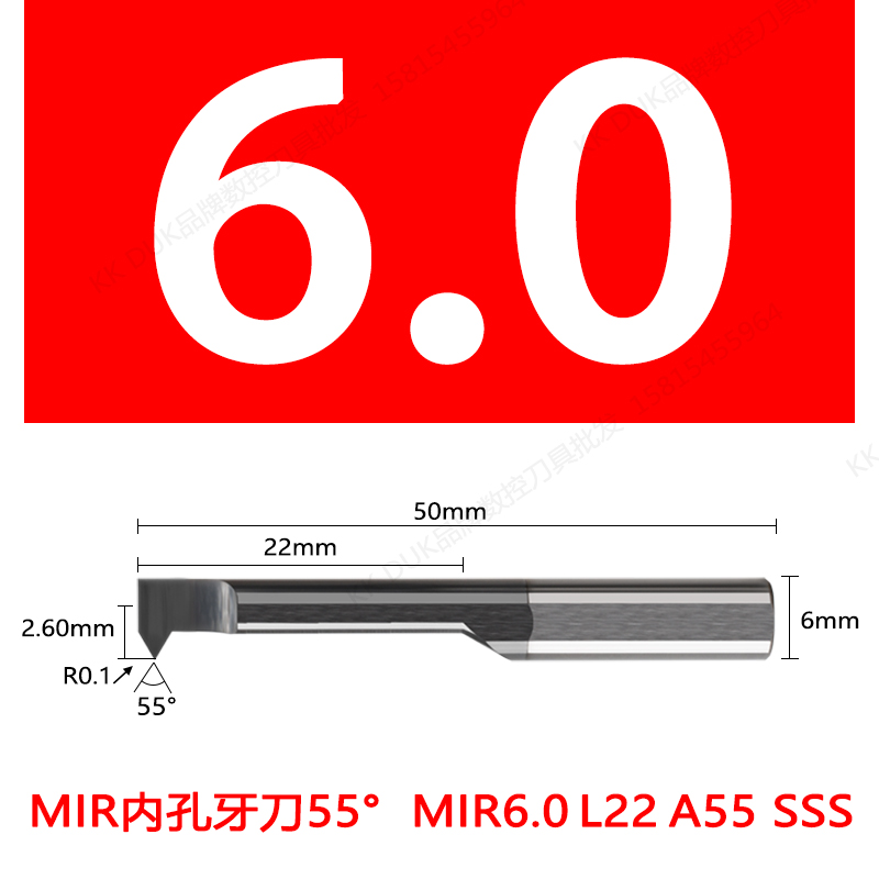 Superdur MIR tungsteno cortador de dientes de agujero pequeño acero inoxidable aleación de titanio SSS recubrimiento negro MIR3-MIR8.0