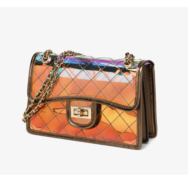 Nuovo dional cross jelly per le donne, filo da ricamo alla moda con griglia di diamanti trasparenti, piccola catena francese da spiaggia_voghion.com