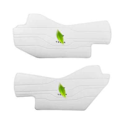 Suitable for Tesla's New Version of Other Automotive Interior Supplies - renewed-yyl-central-control-side-anti-kick-pad-white-without-logo