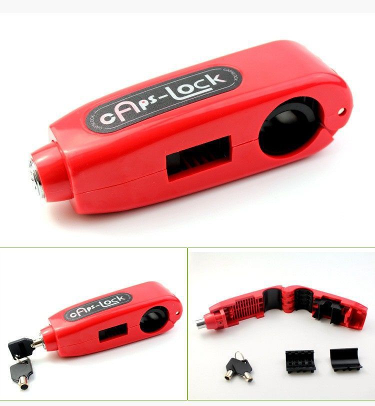 [Factory direct] Motorcycle electric car waterproof handlebar lock portable handle lock brake lock throttle handlebar lock