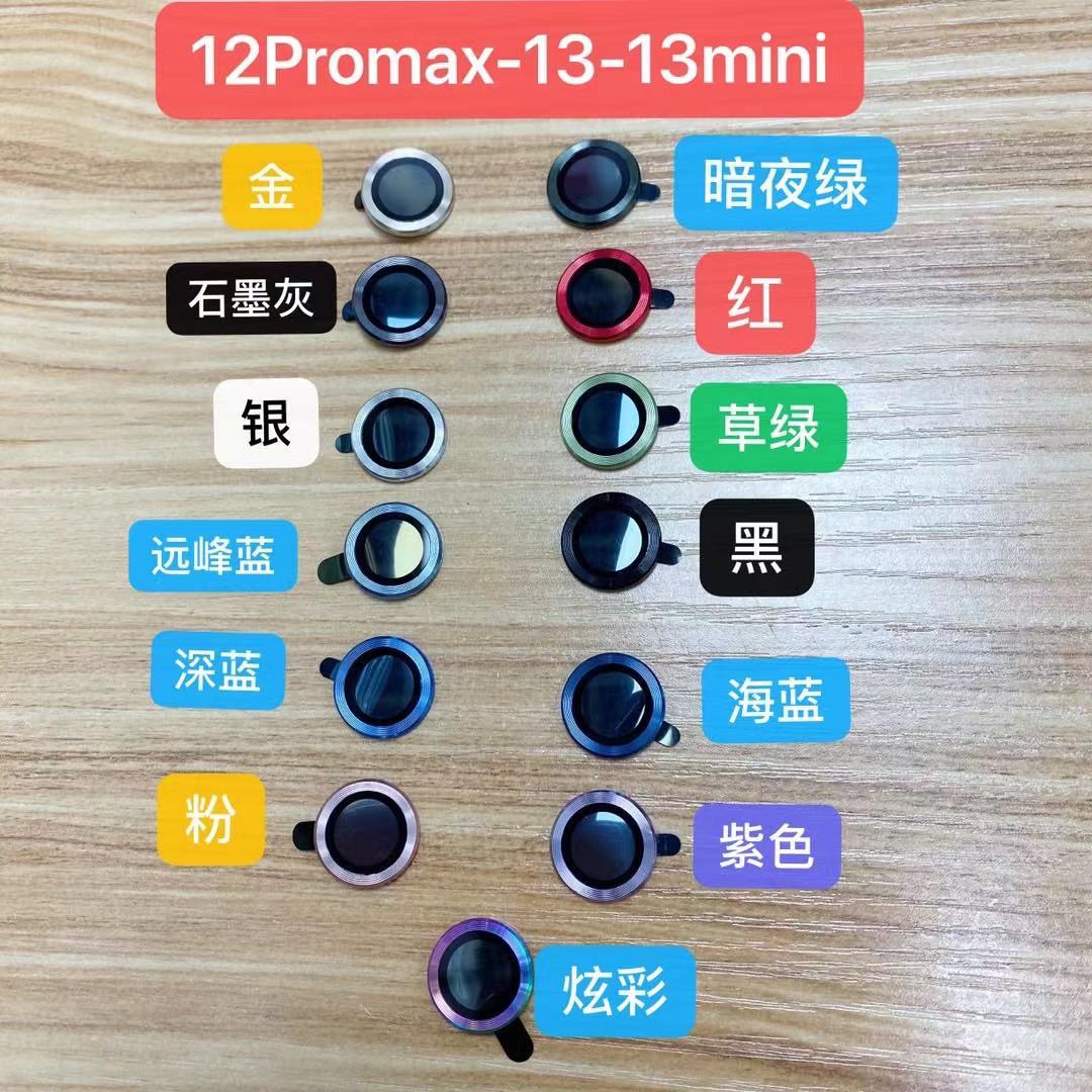 Adecuado para Apple 14/15PROMAX águila ojo lente película iphone12/13procd grano película protectora de metal