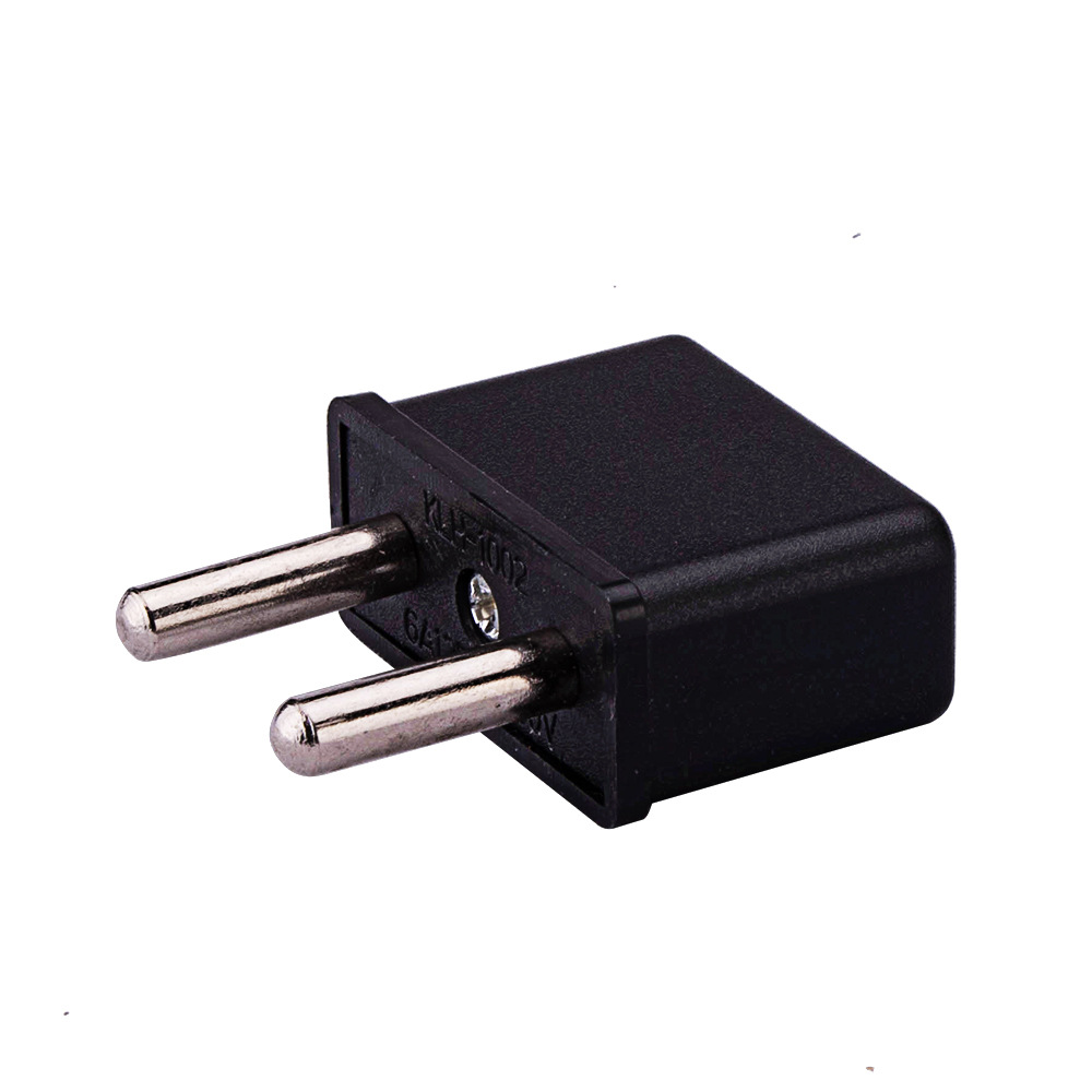 方壳实芯大欧规4.8mm韩规转换插头旅游插头德国法国俄罗斯巴厘岛