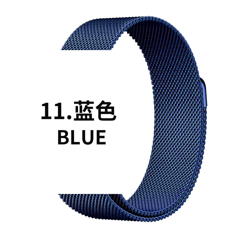 Adecuado para Apple reloj de Milan agradable iwatch1-9 generación SE correa de hebilla magnética de acero inoxidable