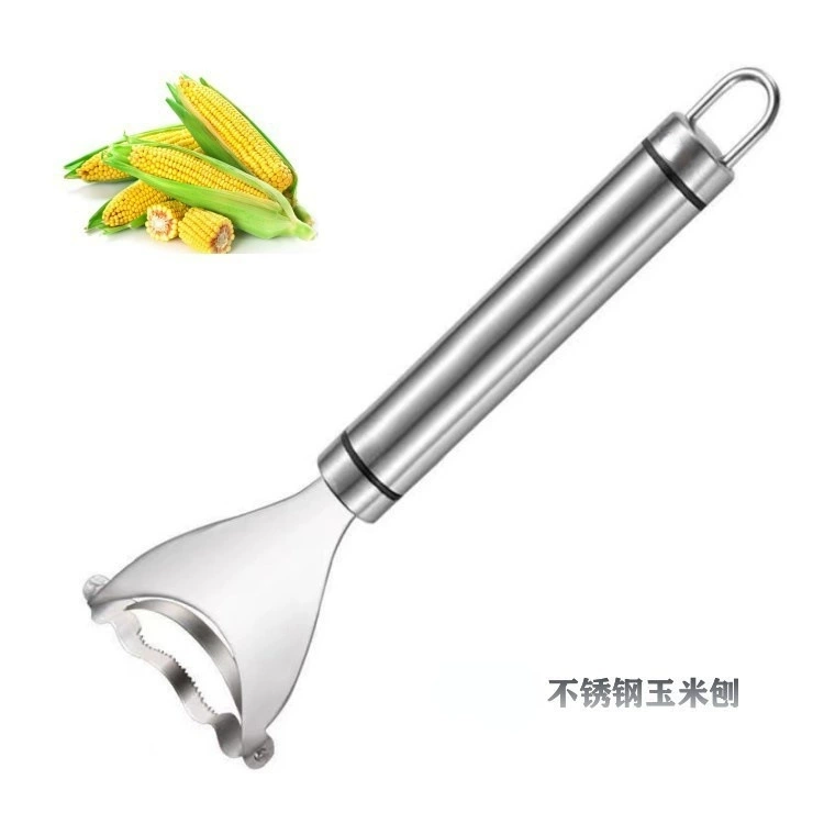Stainless steel corn plane kitchen tool peeling corn artifact decarrator corn grain separator peeling device