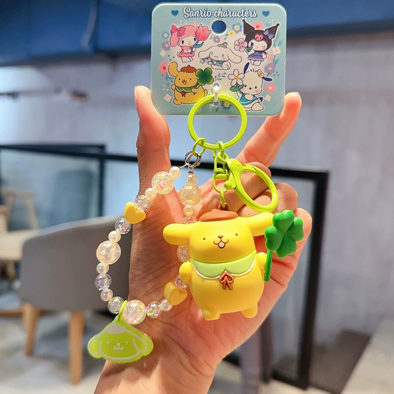 Плюшевый брелок Sanrio Hello Kitty, оригинал, мягкая подвеска 11×7.5 см, коллекционный талисман