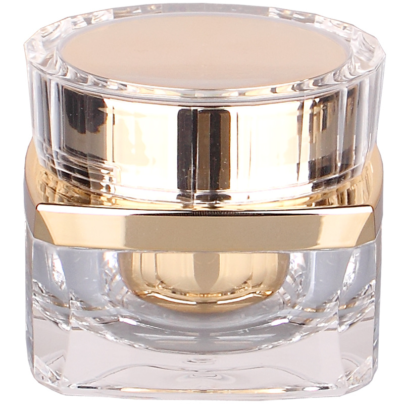Botella de crema botella de crema facial botella de crema para los ojos botella de empaquetado cosmético acrílico de alto grado sub-botella 5g10g15g30g50g
