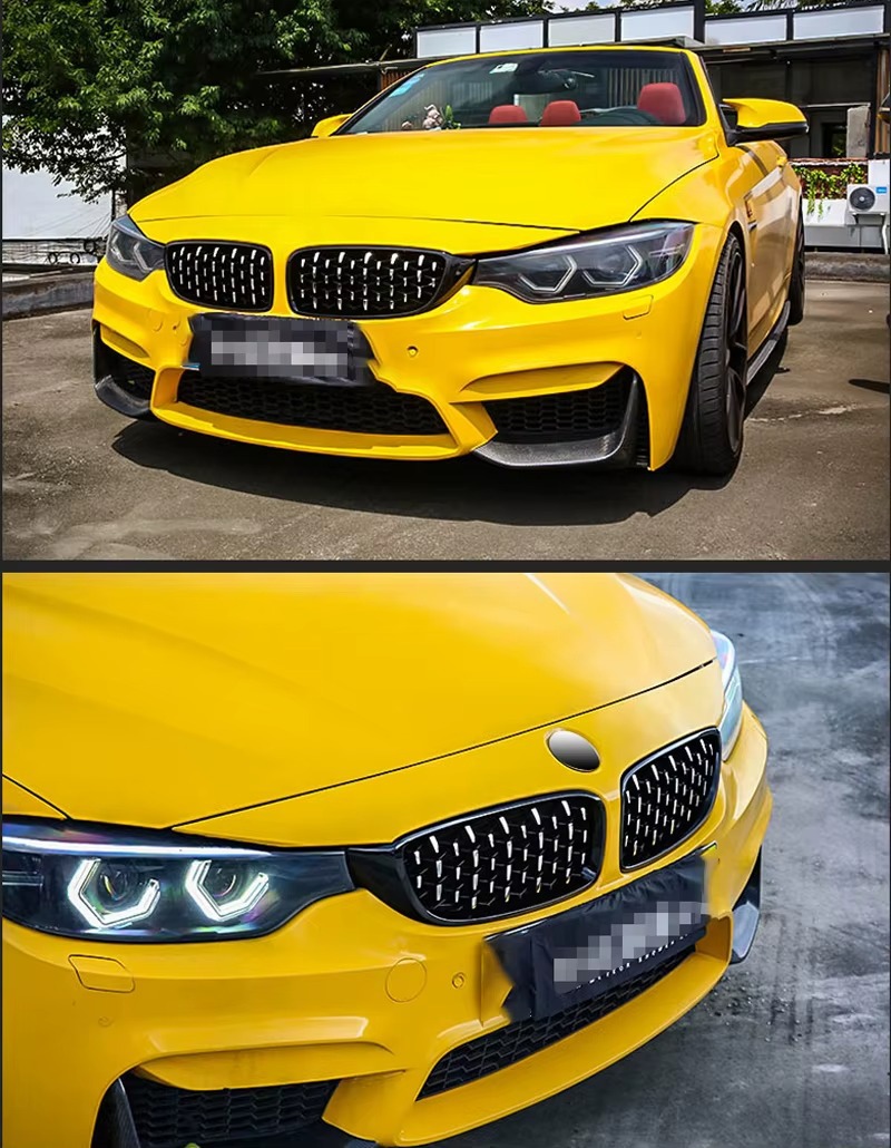 Suitable for Bmw 4 Series F 1.6kg Door Models 2013-2020 Modified Grille in Glossy Black