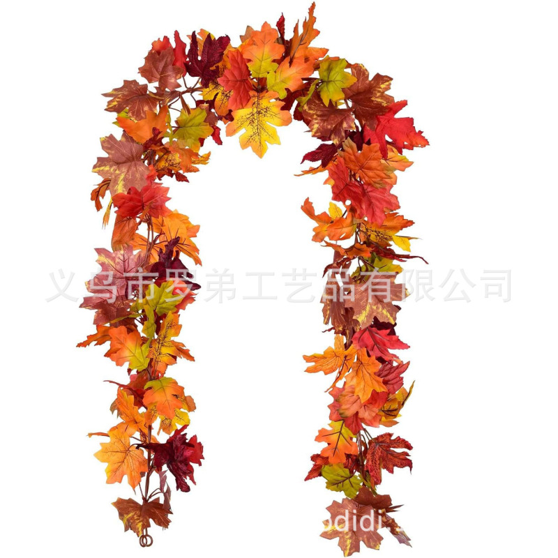 越境新製品アマゾンハロウィン秋の花輪カボチャベリードア吊り収穫祭籐リング感謝祭花輪|undefined