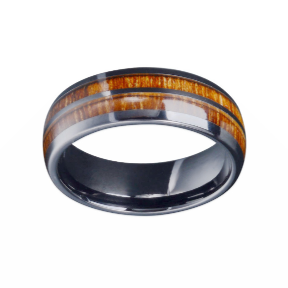 1 Piece Fashion Colorful Titanium Steel Unisex Rings display picture 4