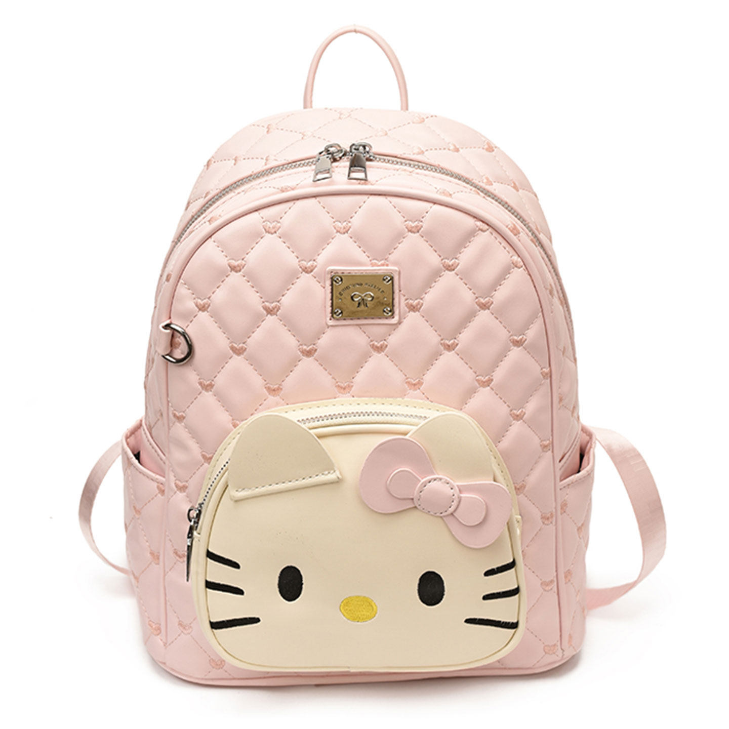 2026 lindo viento femenino Ling Ge Colegio gato de gran capacidad mochila de viaje nuevo tipo de clase caricatura dulce