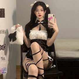 smn情趣内衣性感古典旗袍风火辣镂空激情二次元制服诱惑角色套wwa