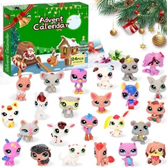 クロスボーダー新商品クリスマス24日間アニメ公仔ブラインドボックスカウントダウンカレンダーブラインドボックス置物クリスマスブラインドボックス