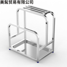 304不锈钢刀架砧板菜板刀架厨房多功能案板置物架收纳一体厂家
