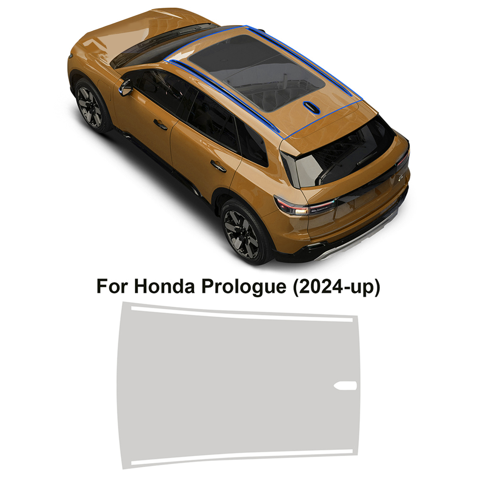 Cross-Border Exclusive Supply for Honda Prologue 24-25 Special Car Custom-Cut Tpu Self-Healing Car Paint Protection Film