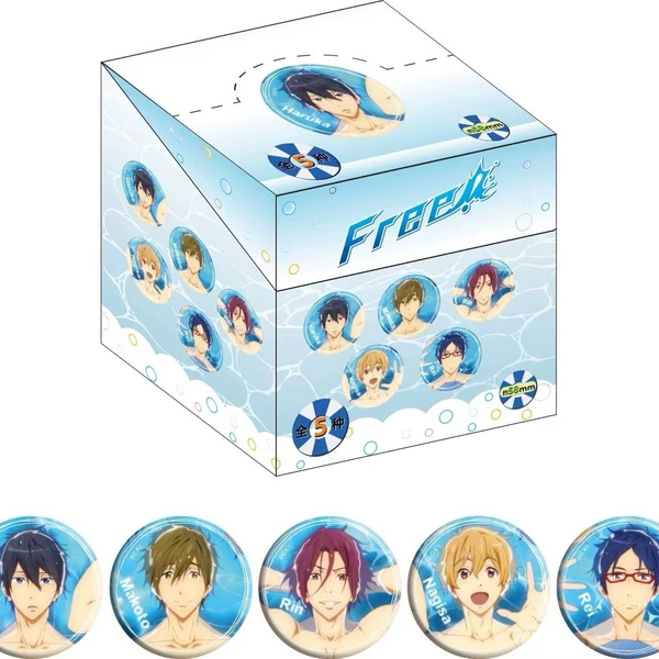 "Free" Pool Double Flash Badge Blind Box [5 pieces/box]