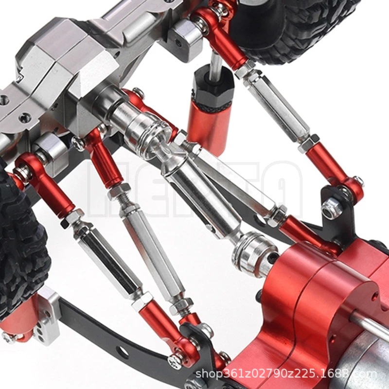 Shiuniu Henglong travieso Dragón Feiyu JJRC coche de control remoto accesorios modificación metal varilla tracción ajustable