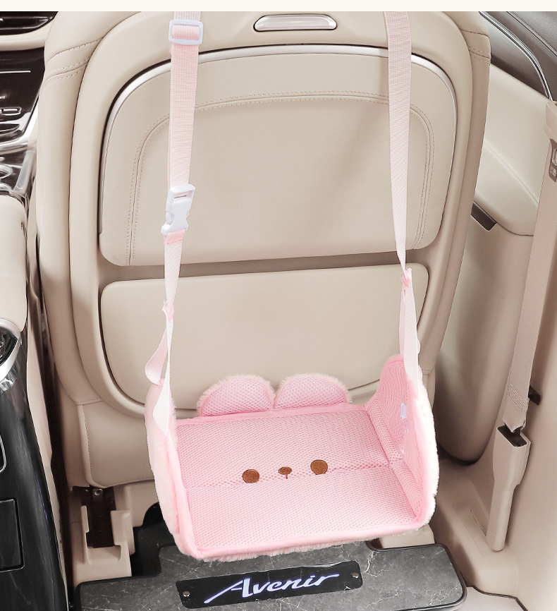 Children's Car Rear Leg Rest Cartoon Car Seat Extension Support Foot Rest Pad Adult Travel Rest Foot Rest Board