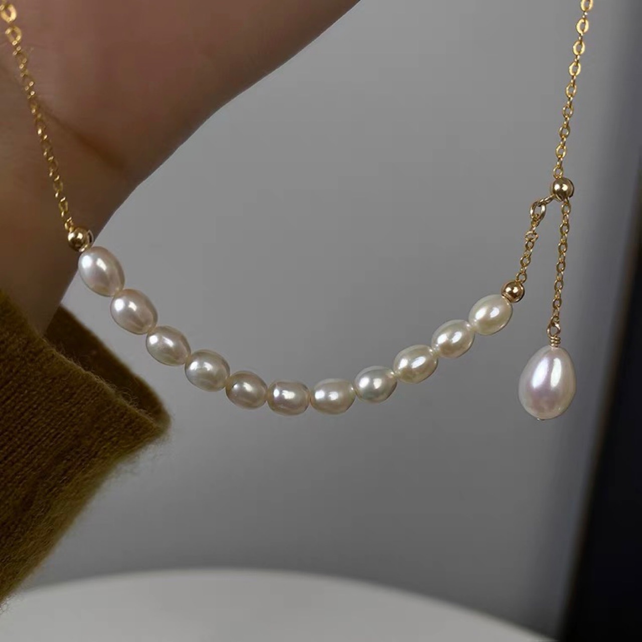 Luxuriöse Perlenkette Für Damen Mit Magnetverschluss Choker_voghion.com
