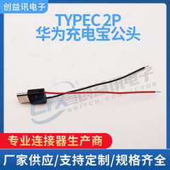 Type-C公頭 帶電阻電容 type-c 華為插頭 華為充電寶專用公頭