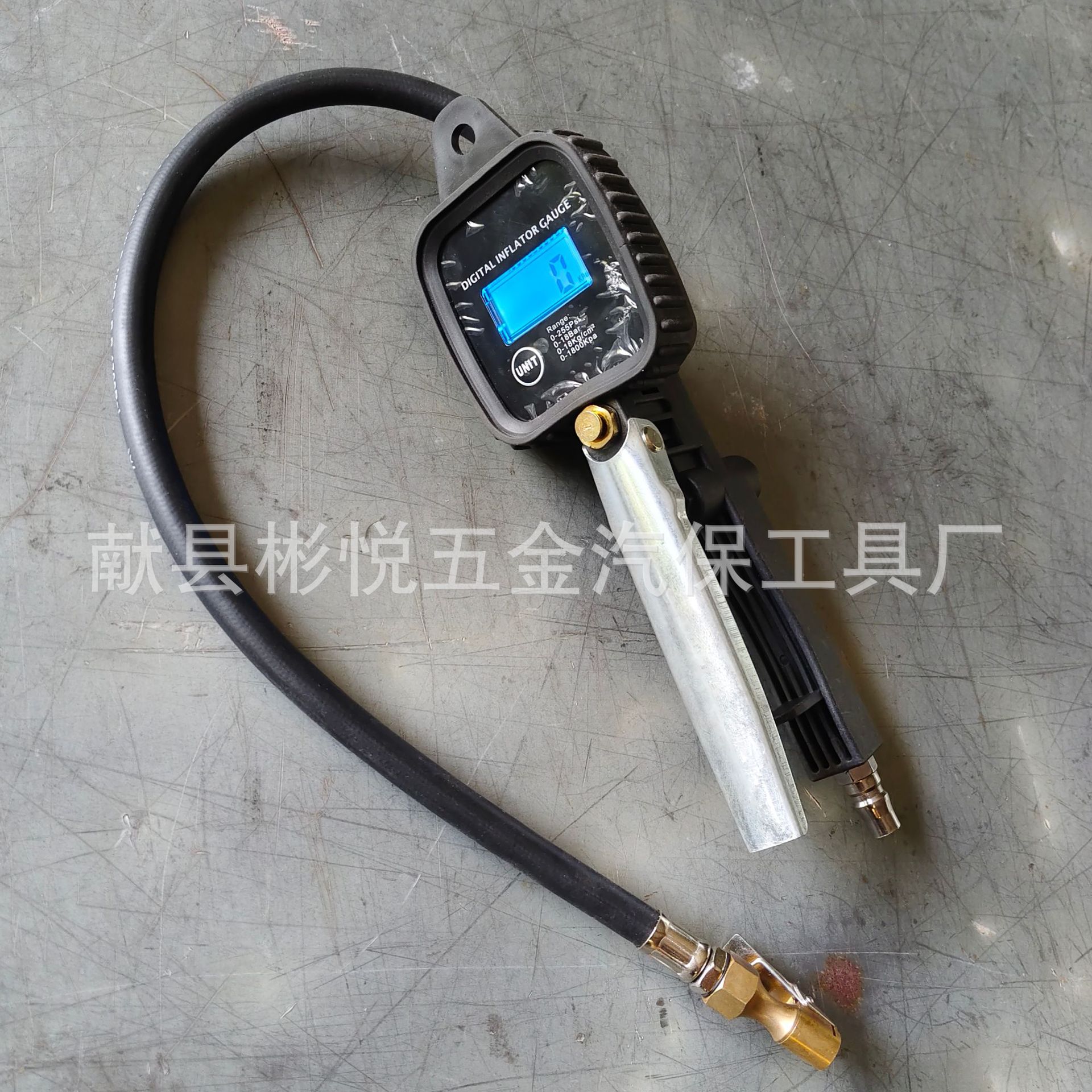 Handheld Electronic Digital Tire Pressure Gauge, Car Tire Pressure Gauge with Air Gun, Car Tire Pressure Monitoring Air Pressure Gun