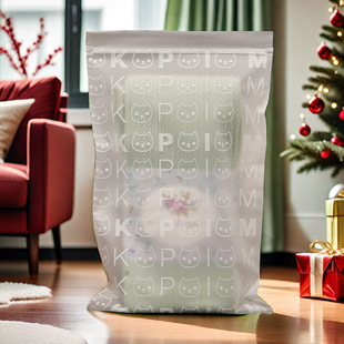 EVA panties packing bag socks leggings ziplock bag children T-shirt baby pantyhose frosted scarf towel bag