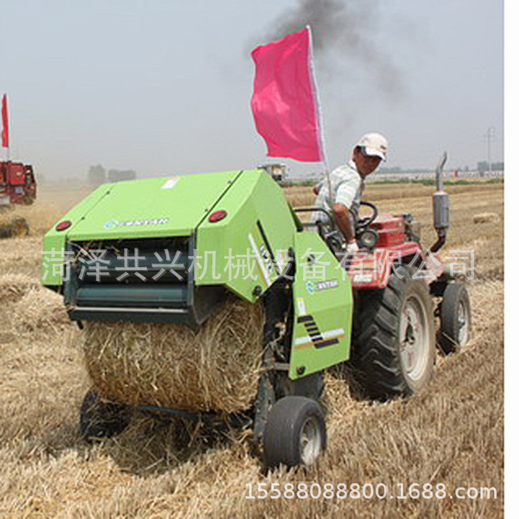 打捆一体机牧草苜蓿玉米秸秆打捆机牛羊饲料小麦打包机出口专用