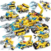 Совместимость с Lego строительные блоки для мальчиков, сборка инженерных автомобилей для военных детей, головоломка для полиции города, специальная полицейская игрушка, подарок