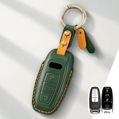 Q5L/A6L/A3/Q3/Q2L/A5/A7L/Q7/A3L/A8/Q4 Car Keys | Car key bag - c-green